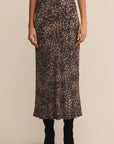 Desert Tan Izabel Leopard Skirt