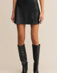 Black Allegra Mini Skirt