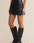 Black Allegra Mini Skirt