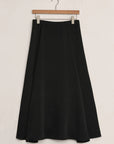 Black Northpointe Midi Skirt