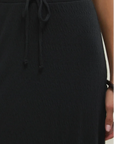 Black Idris Maxi Skirt