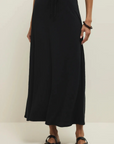 Black Idris Maxi Skirt
