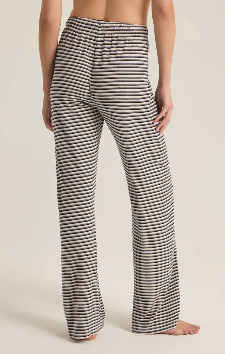 Light Oatmeal Heather Lounge Stripe Pant