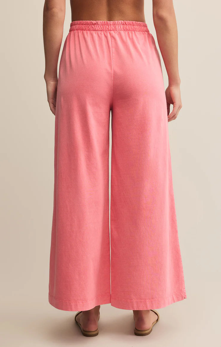 Sunset Pink Scout Jersey Flare Pant