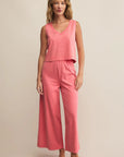 Sunset Pink Scout Jersey Flare Pant