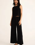 True Black Scout Jersey Flare Pant