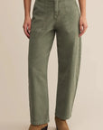 Hunter Green Olive Twill Pants