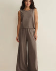 Perfectly Taupe Scout Jersey Flare Pant