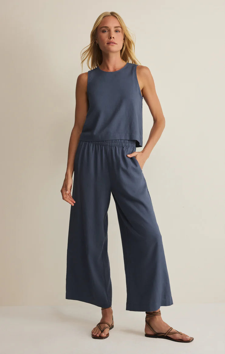 Vintage Indigo Scout Linen Pant