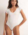 White Lucia Smooth Bodysuit