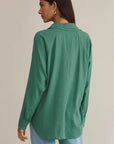 Botanical Green The Perfect Linen Top