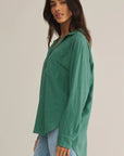 Botanical Green The Perfect Linen Top