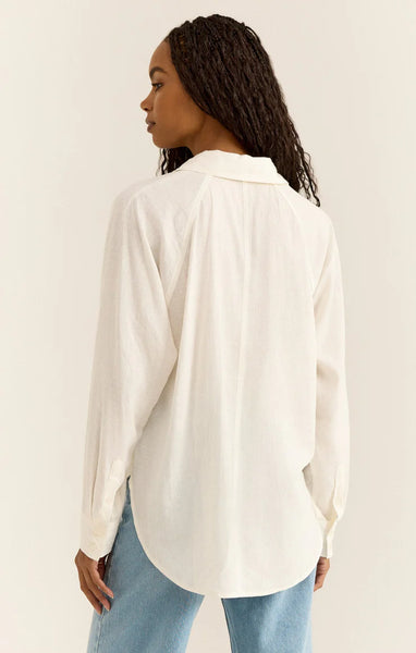 White The Perfect Linen Top