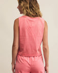 Sunset Pink  Sloane V-Neck Top