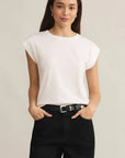 White Camino Slub Top