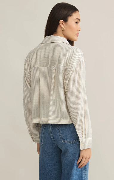 Natural Del Mar Striped Shirt