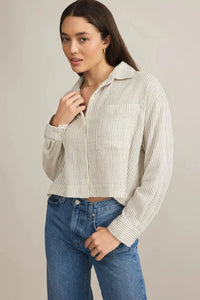 Natural Del Mar Striped Shirt