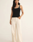 Black Jaidynn Rib Tank