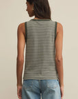 Dark Agave Elin Stripe Rib Tank