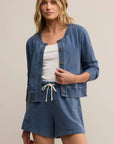 Vintage Indigo Daily Knit Denim Cardigan
