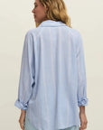 Blue Light The Perfect Linen Top