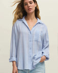 Blue Light The Perfect Linen Top