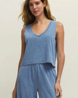 Santorini Indigo Sloane V-Neck Denim Tank