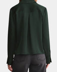 Black Ana Satin Top