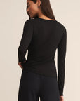 Black Second Skin Crew Longsleeve