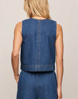 Deep Water Sun Seeker Denim Tank