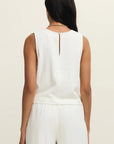 White Sloane Linen Top
