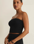 Caffari Black Tube Top