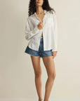 White The Perfect Button Up