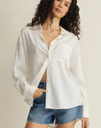 White The Perfect Button Up