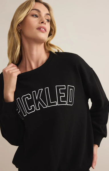 Black Pickled Sweatshirt