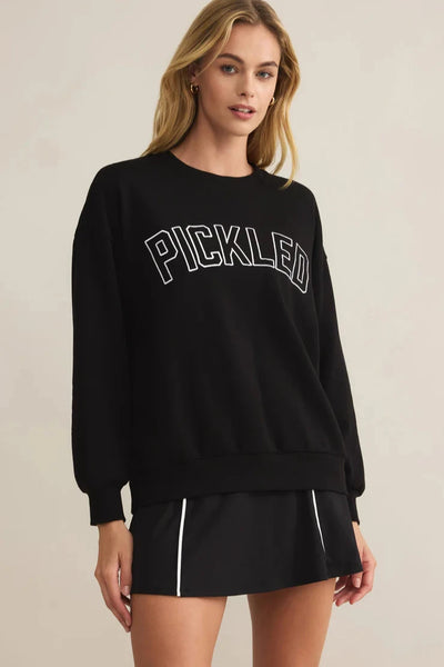 Black Pickled Sweatshirt