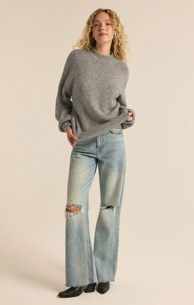 Classic Heather Grey Danica Sweater