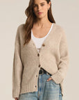 Light Oatmeal Heather Josie Cozy Cardigan