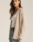 Light Oatmeal Heather Josie Cozy Cardigan