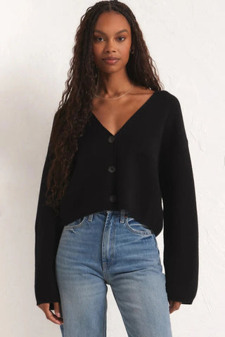 Black Estelle Cardigan