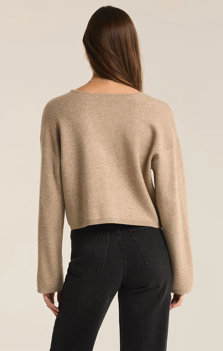 Oatmeal Heather Estelle Cardigan