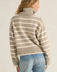 Heather Taupe Josephine Stripe Sweater