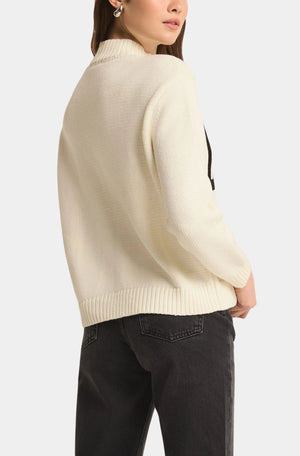 Sandstone Ciao Intarsia Sweater