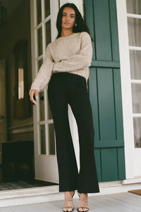 Black Do It All Flare Pant