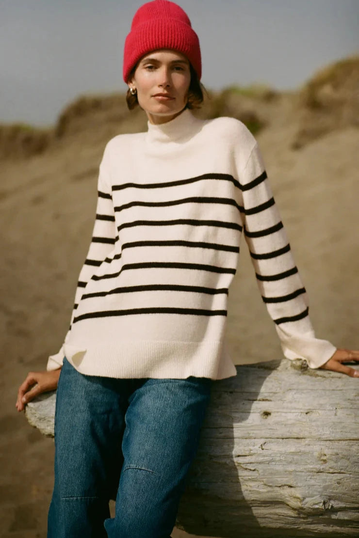 Sea Salt Fin Stripe Sweater