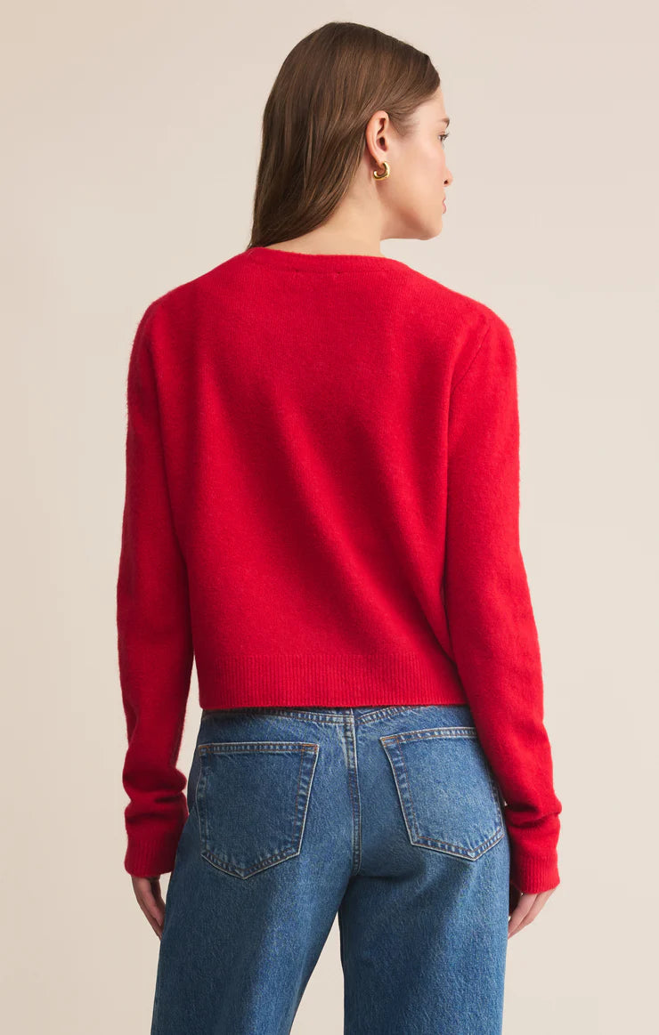 Festive Red Medina Cardigan