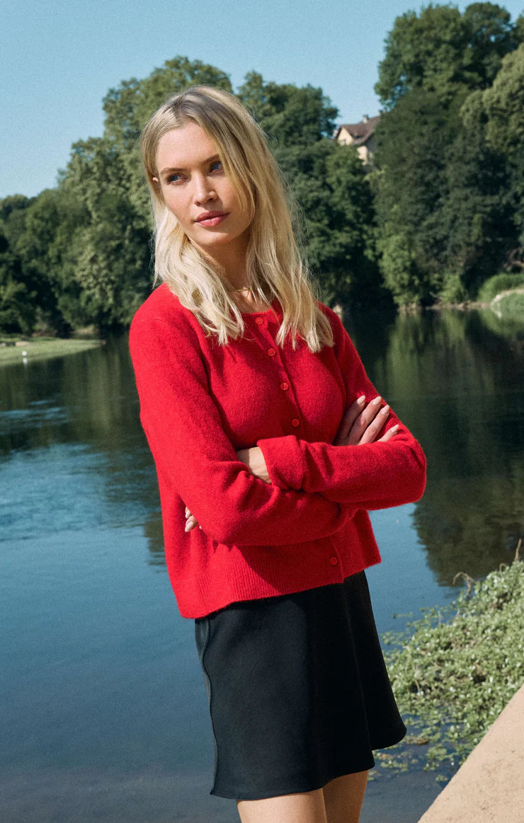 Festive Red Medina Cardigan