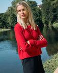 Festive Red Medina Cardigan