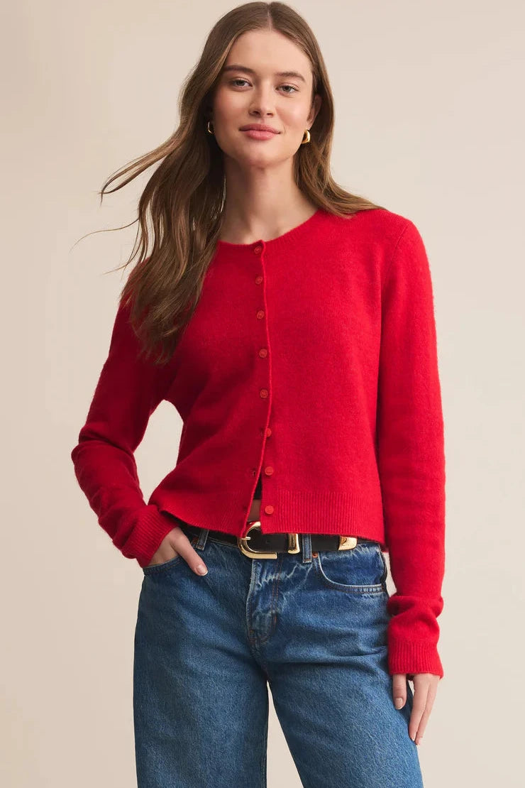 Festive Red Medina Cardigan