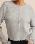 Light Heather Grey Medina Cardigan